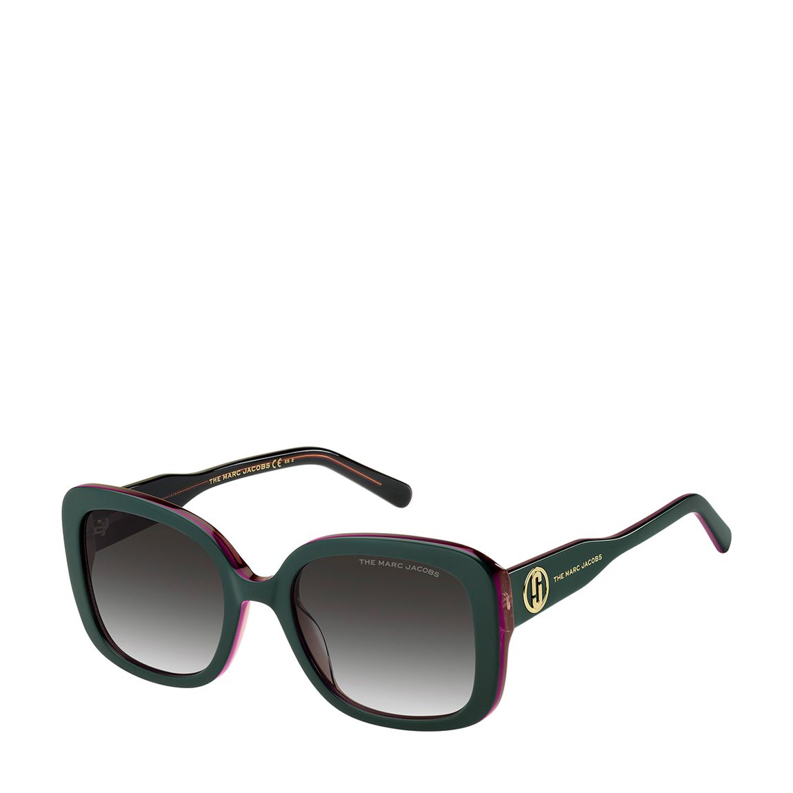 Teal Grey Square Sunglasses 54 mm main product photo