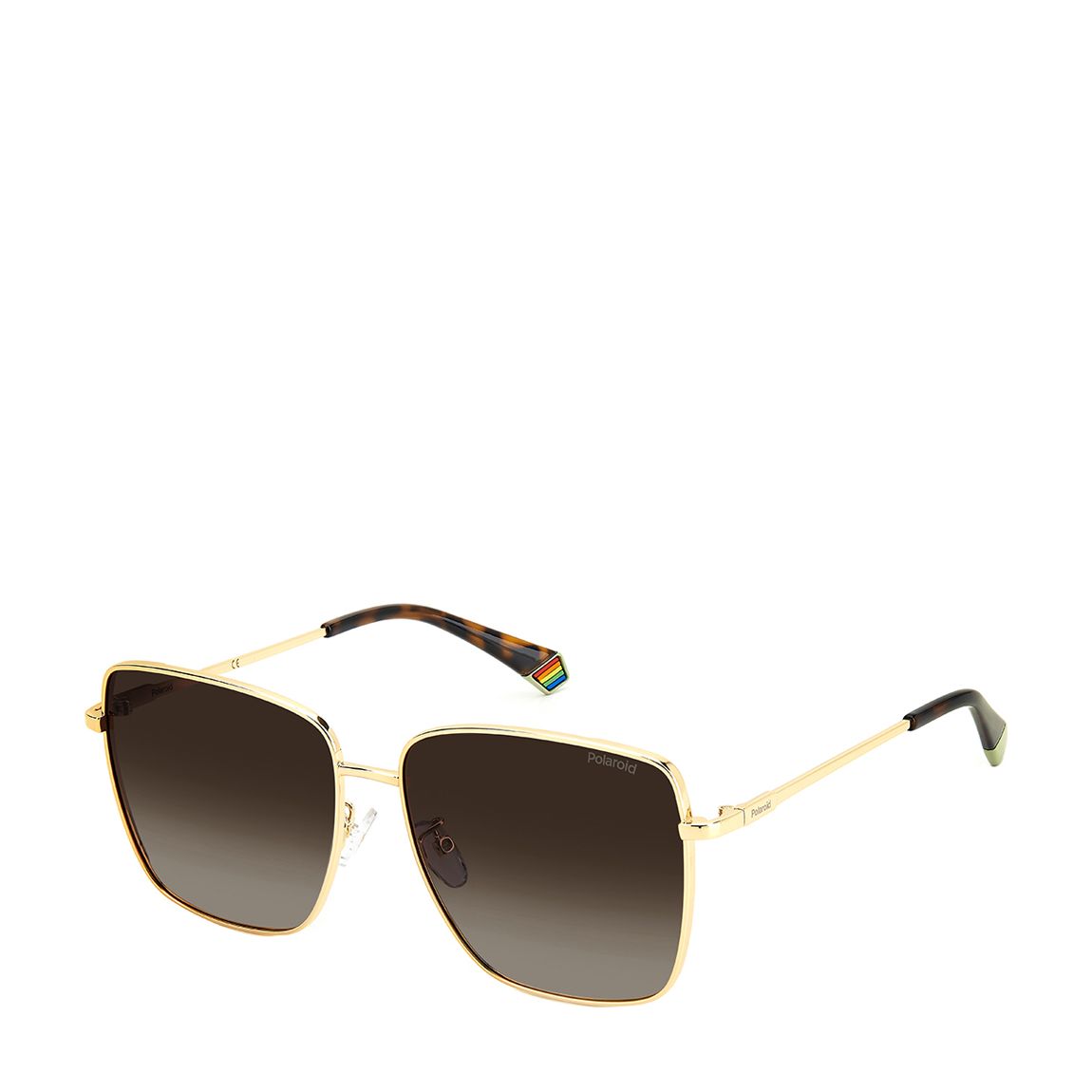 Gold Square Sunglasses 59 mm main product photo