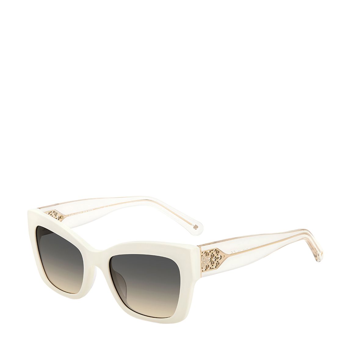 White Rectangular Sunglasses 53 mm main product photo