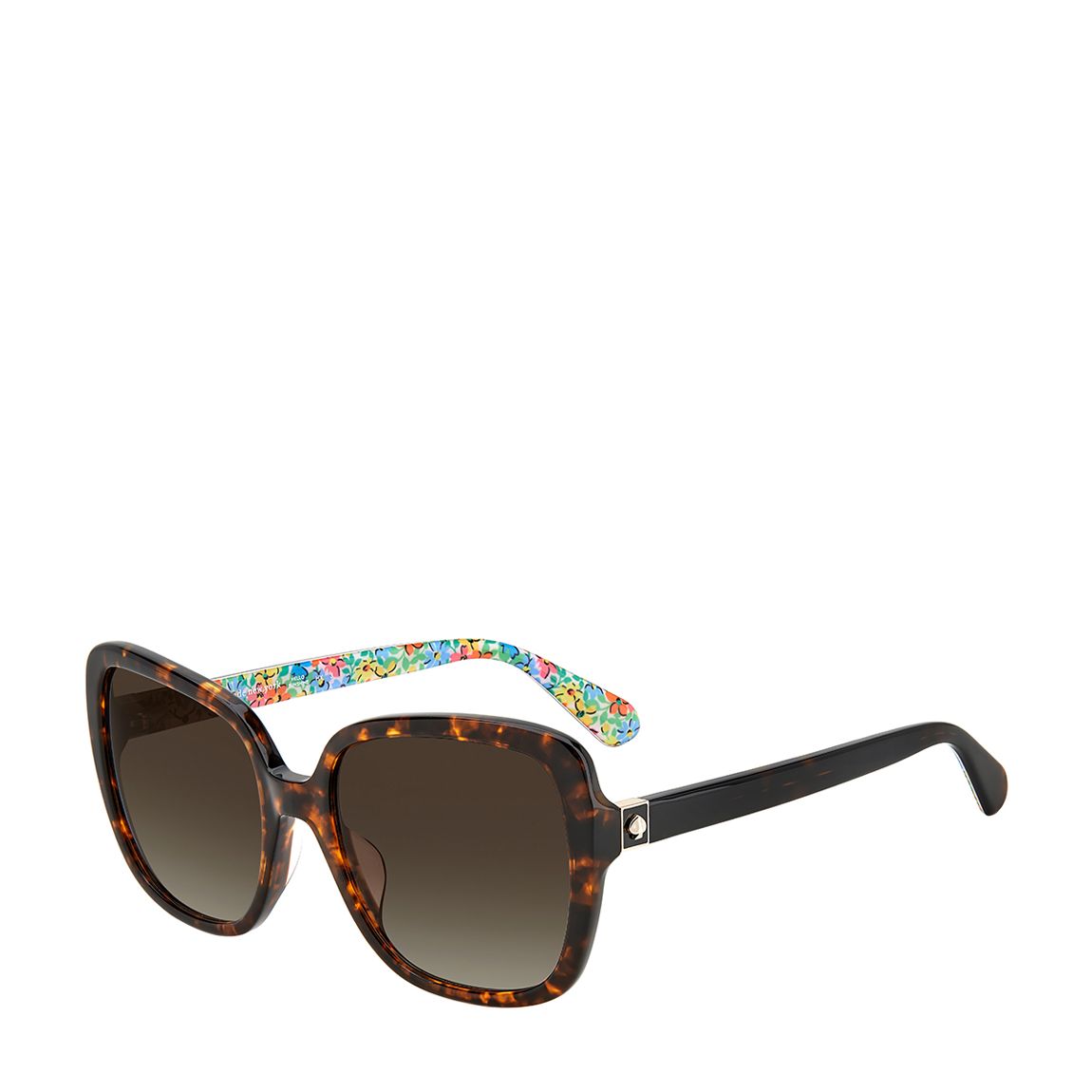 Brown Square Sunglasses 55 mm main product photo