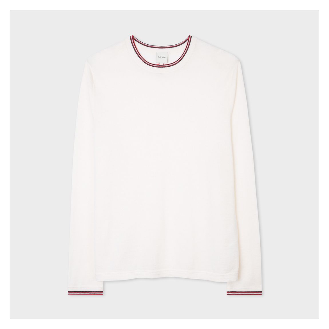 White Crew Neck Wool Jumper main product photo