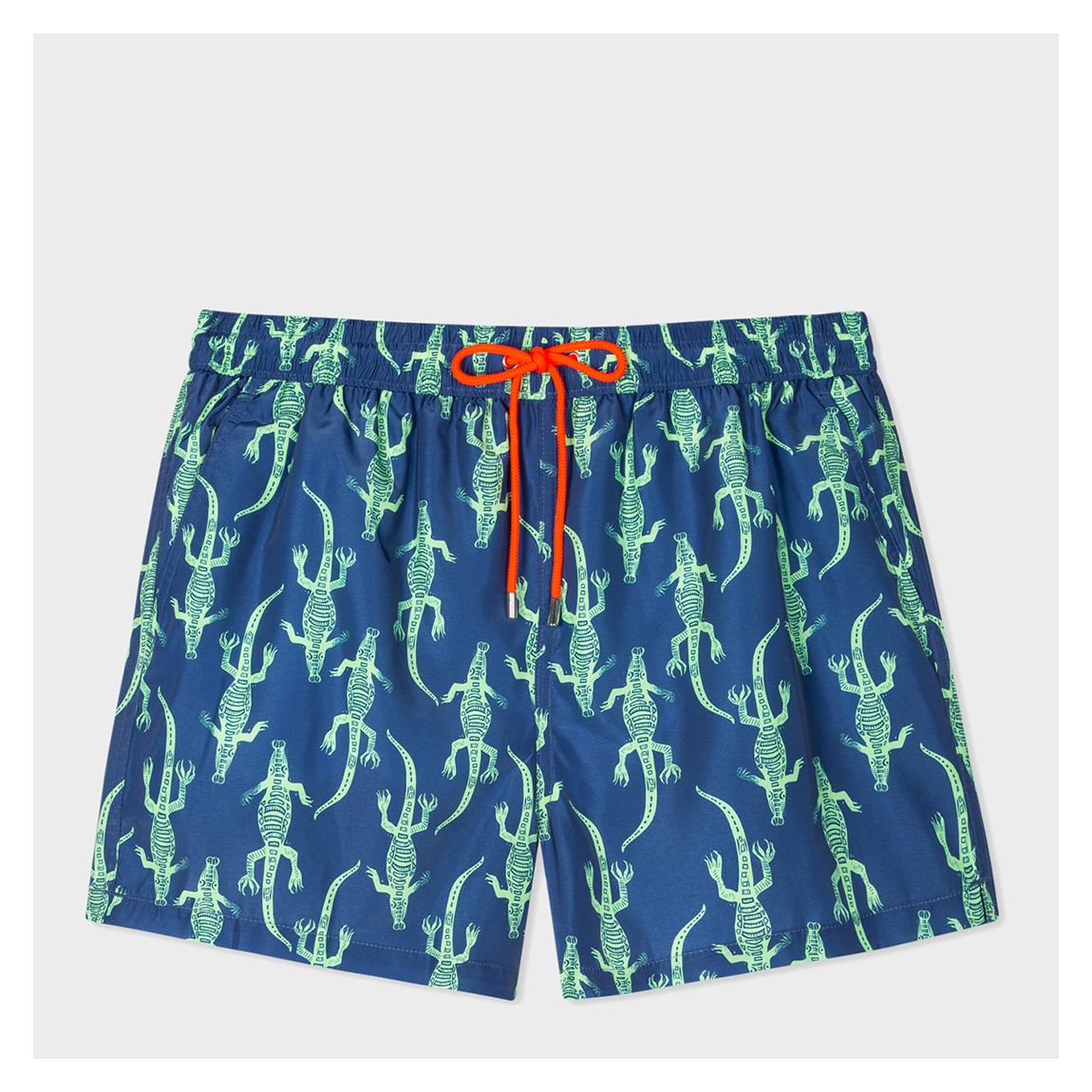 Navy Crocodile Swimming Shorts main product photo