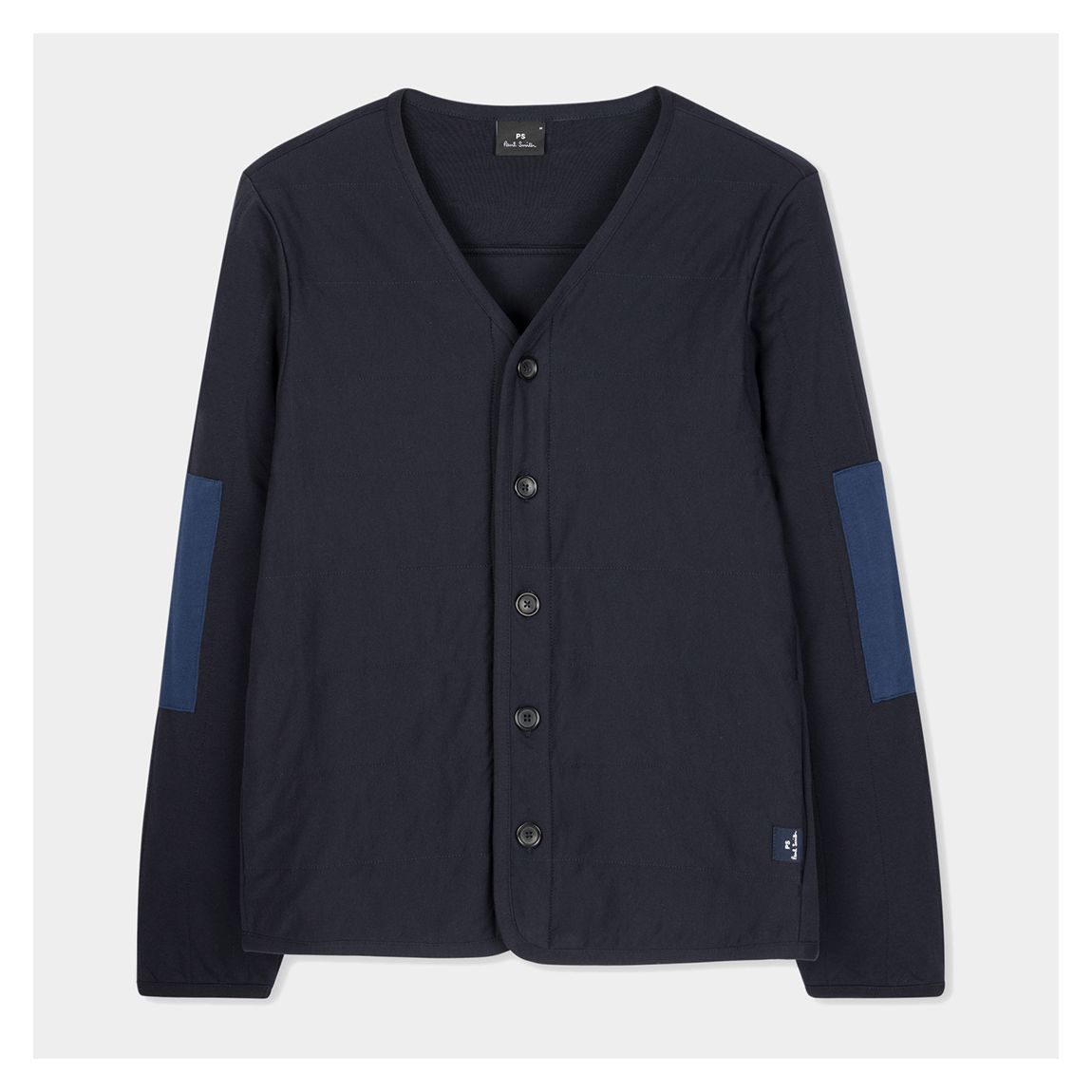 Navy Quilted Cotton Jacket main product photo
