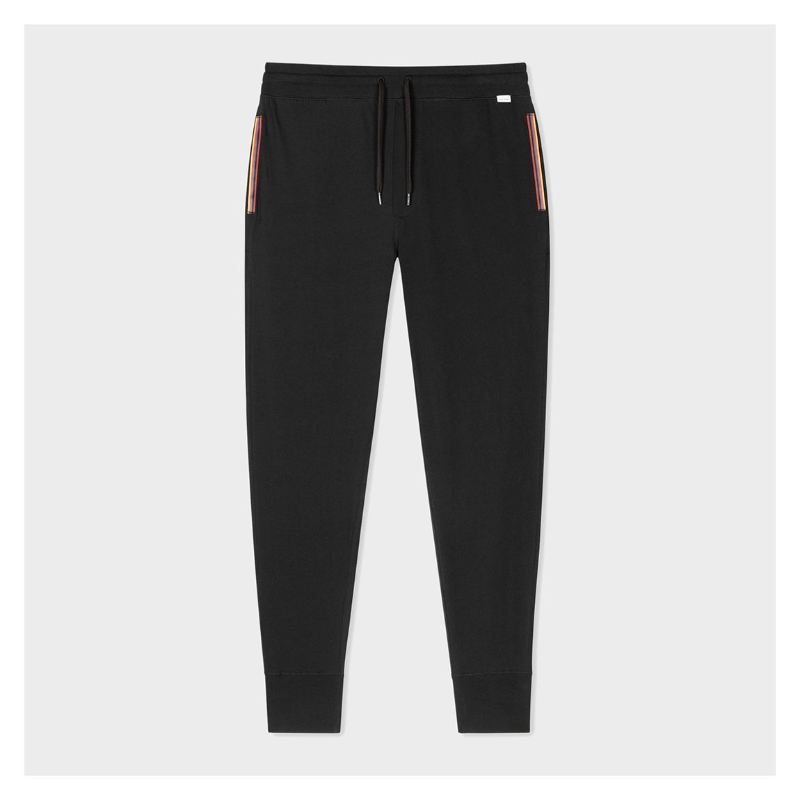 Black Cotton Tracksuit Bottoms main product photo