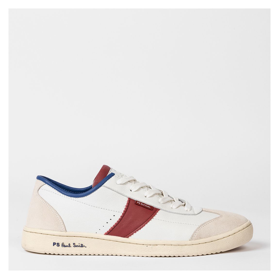 White Muller Leather Trainers main product photo