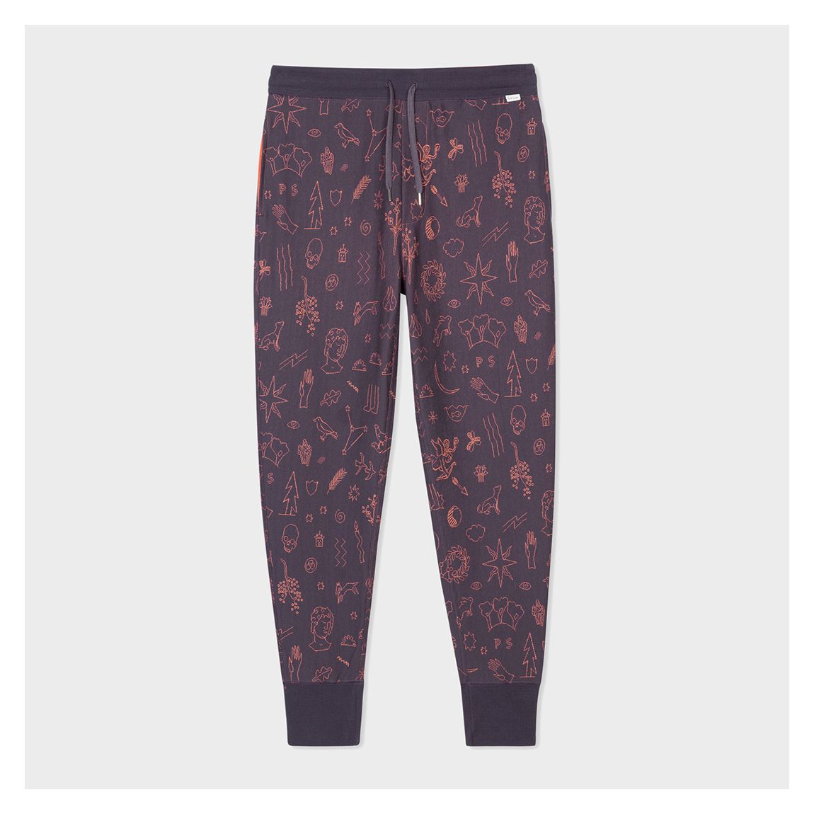 Dark Blue Cotton Tracksuit Bottoms main product photo