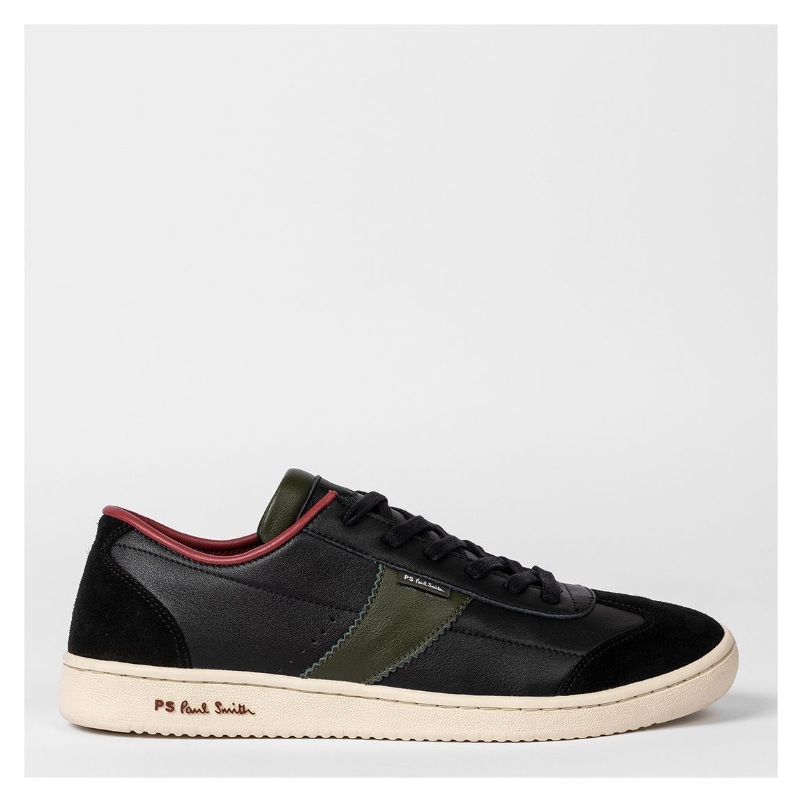 Black Muller Leather Trainers main product photo