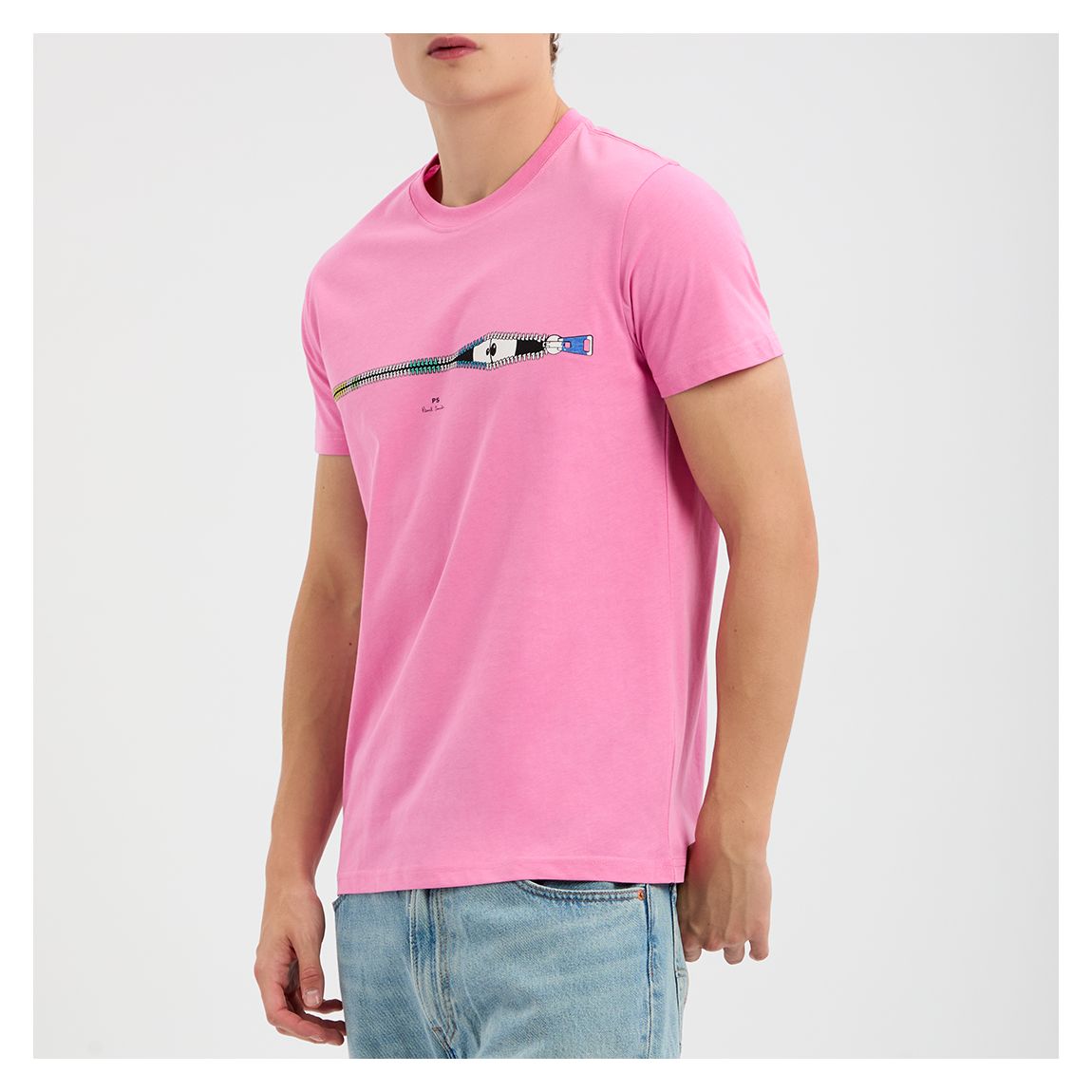 Mens Slim Fit T-Shirt Zip main product photo