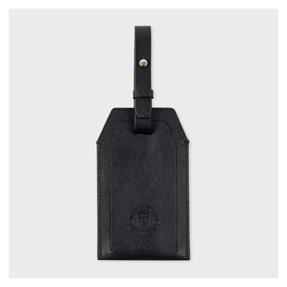 Black Leather Luggage Tag main product photo