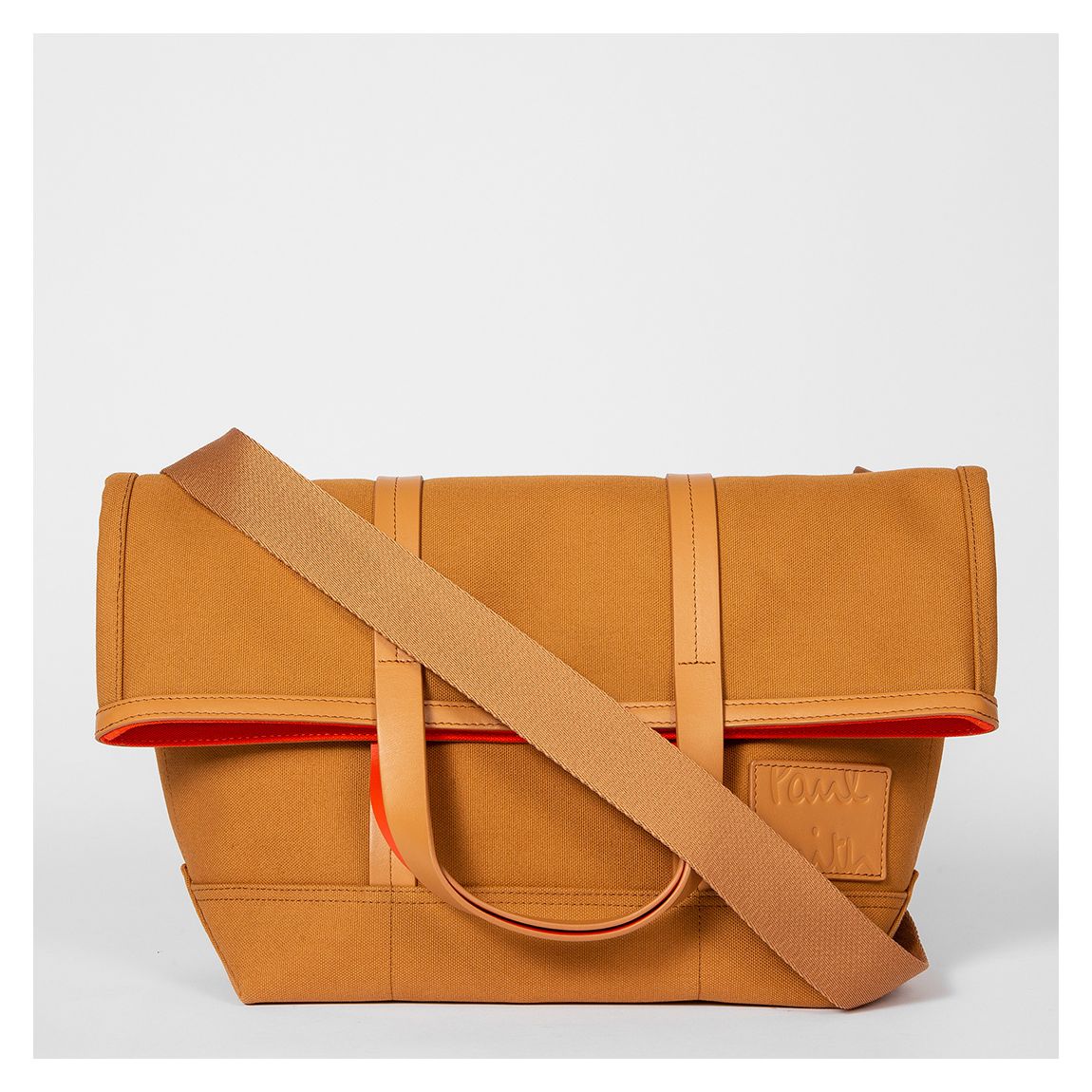 Camel Tote Messenger Cotton Bag main product photo