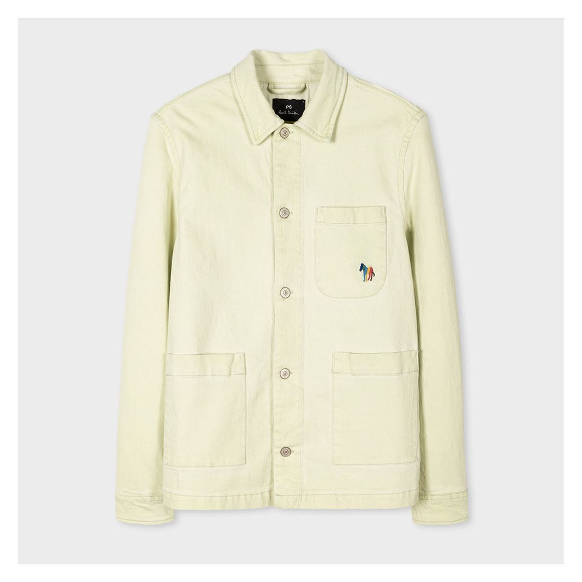 Cream Cotton Blend Over Shirt main product photo