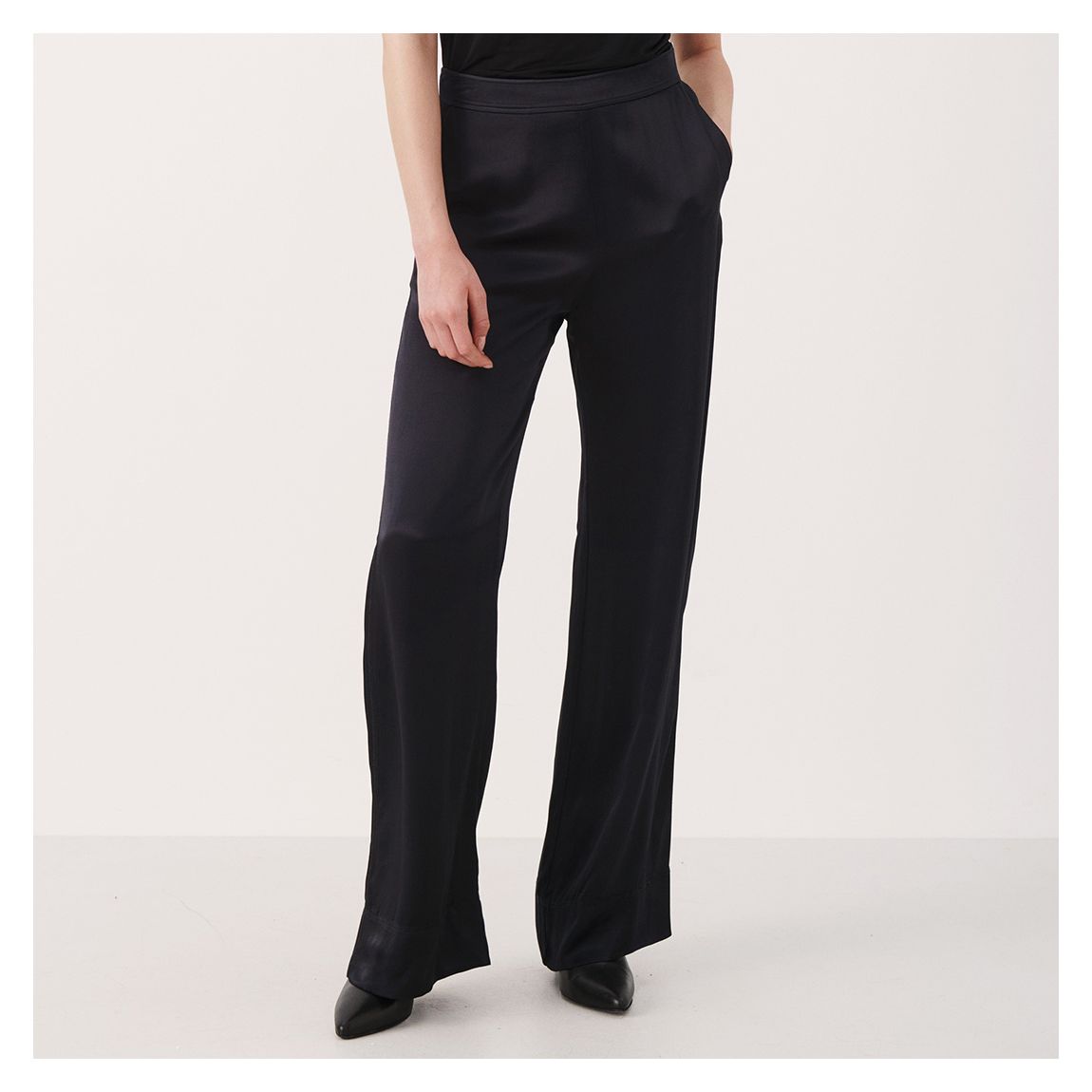 Black Rei High Waisted Trousers main product photo