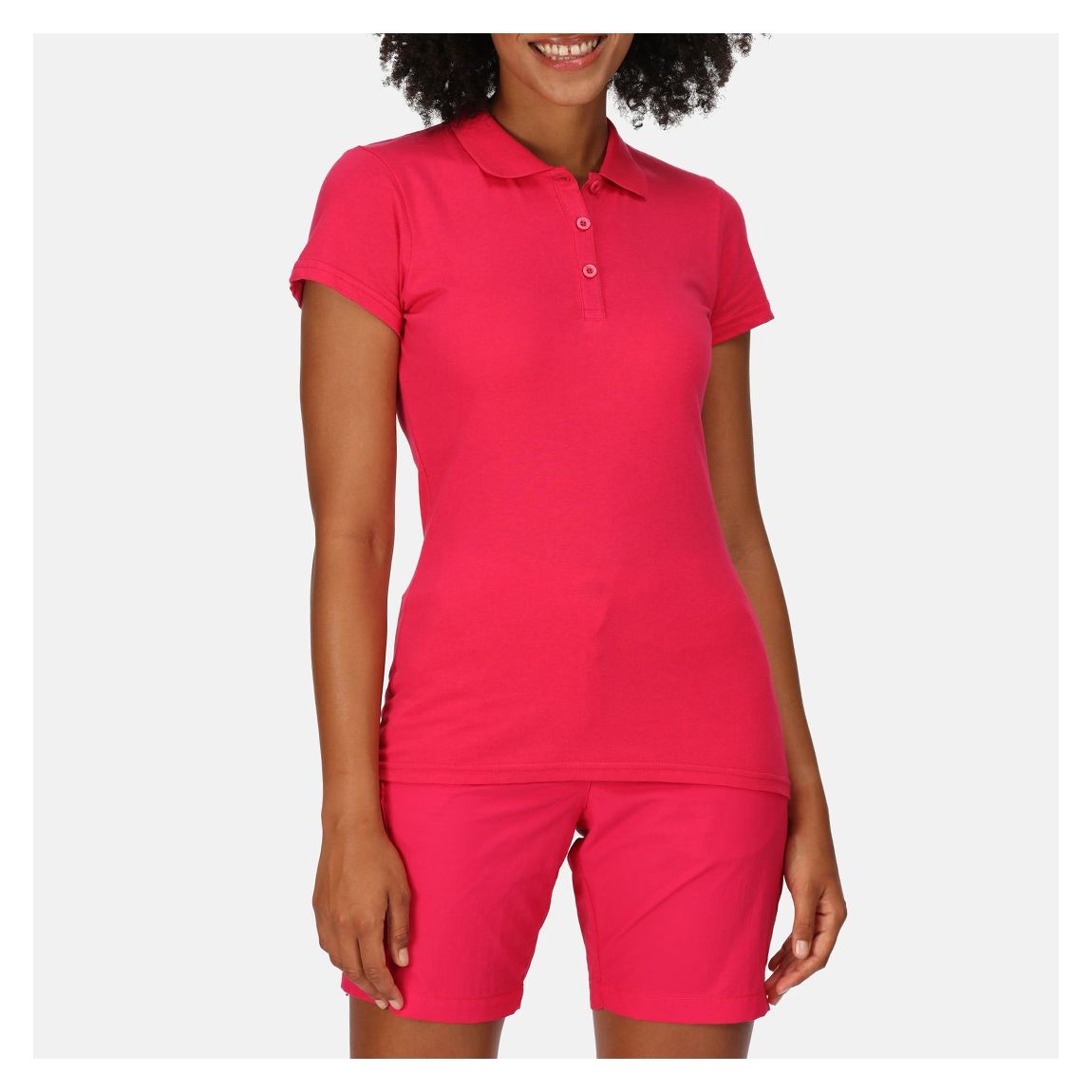 Pink Sinton Cotton Polo main product photo