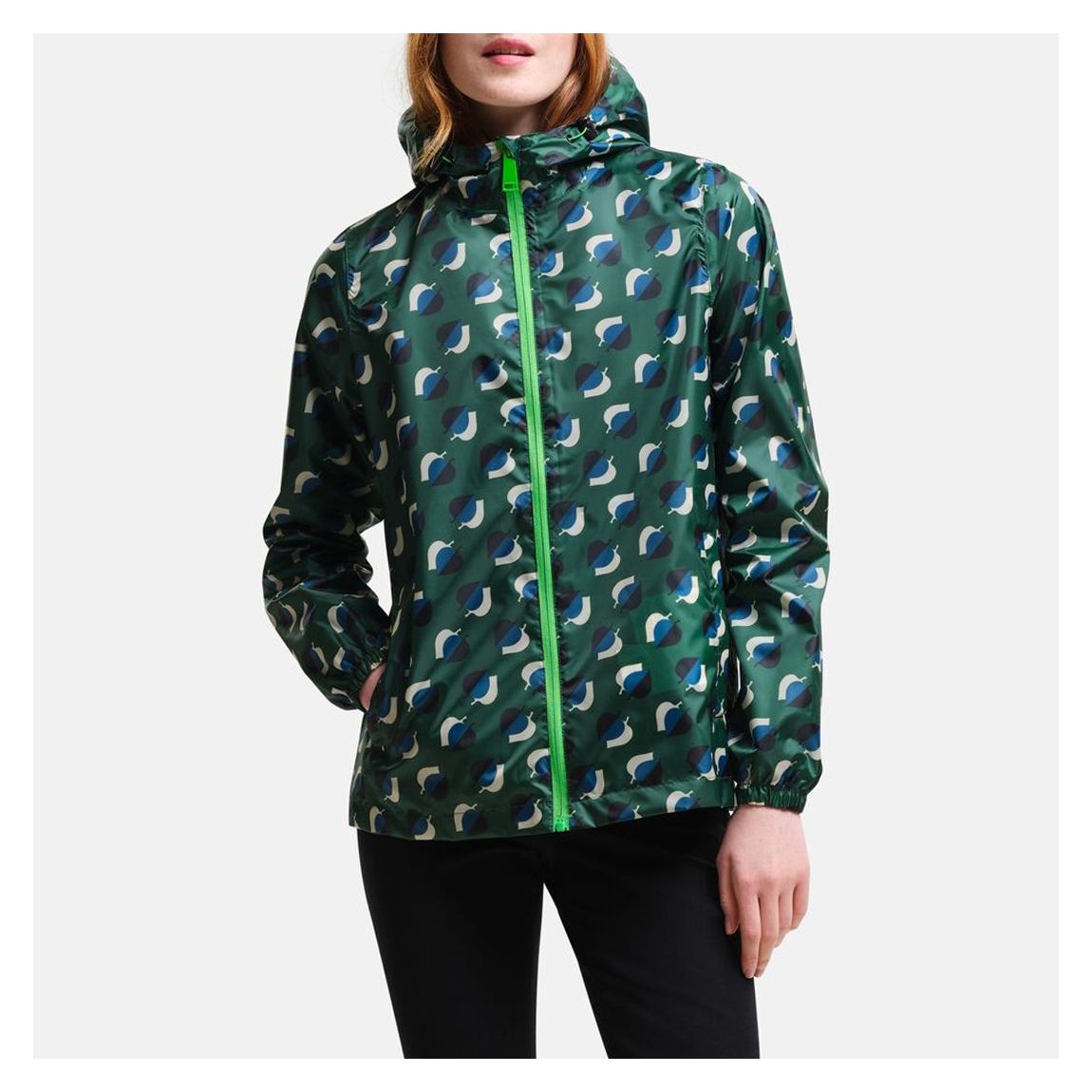 Green Orla Kiely Waterproof Jacket main product photo