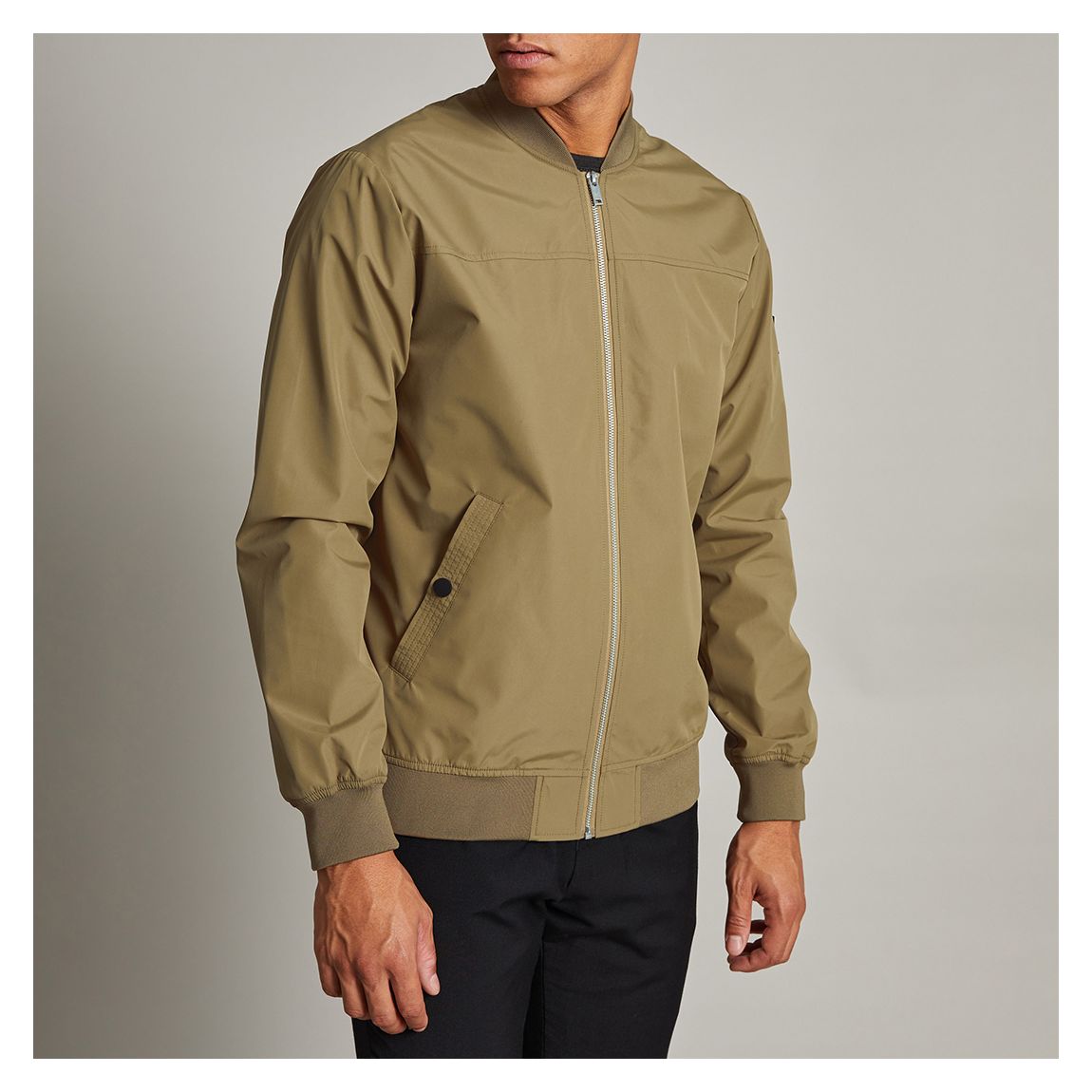 Khaki Bomber Jacket main product photo