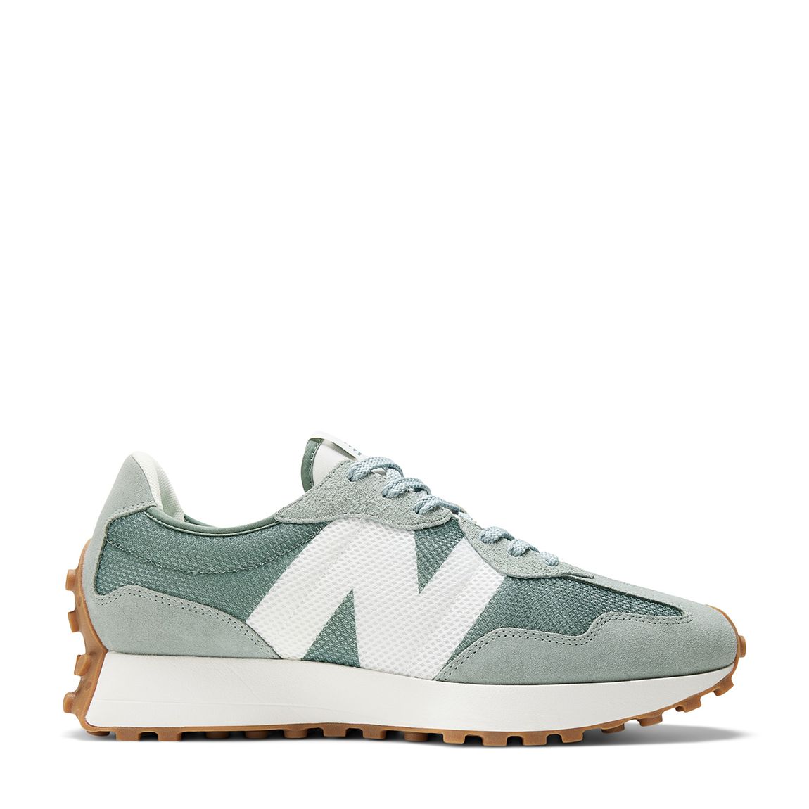 Unisex Green Multi 327 Trainers main product photo