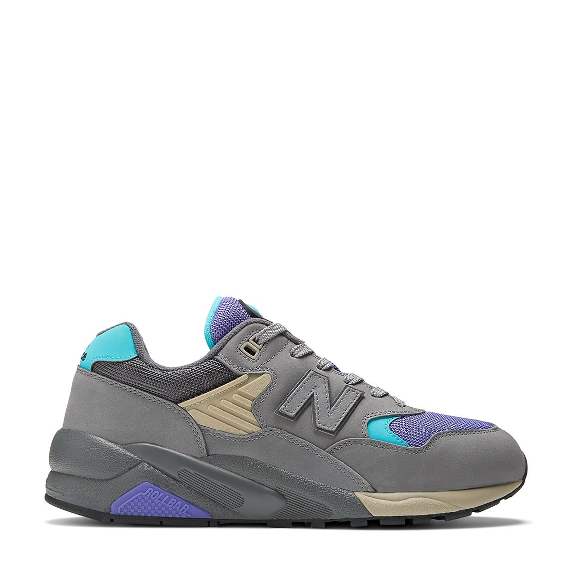 Men's Grey/Purple/Aqua 580 Trainers main product photo