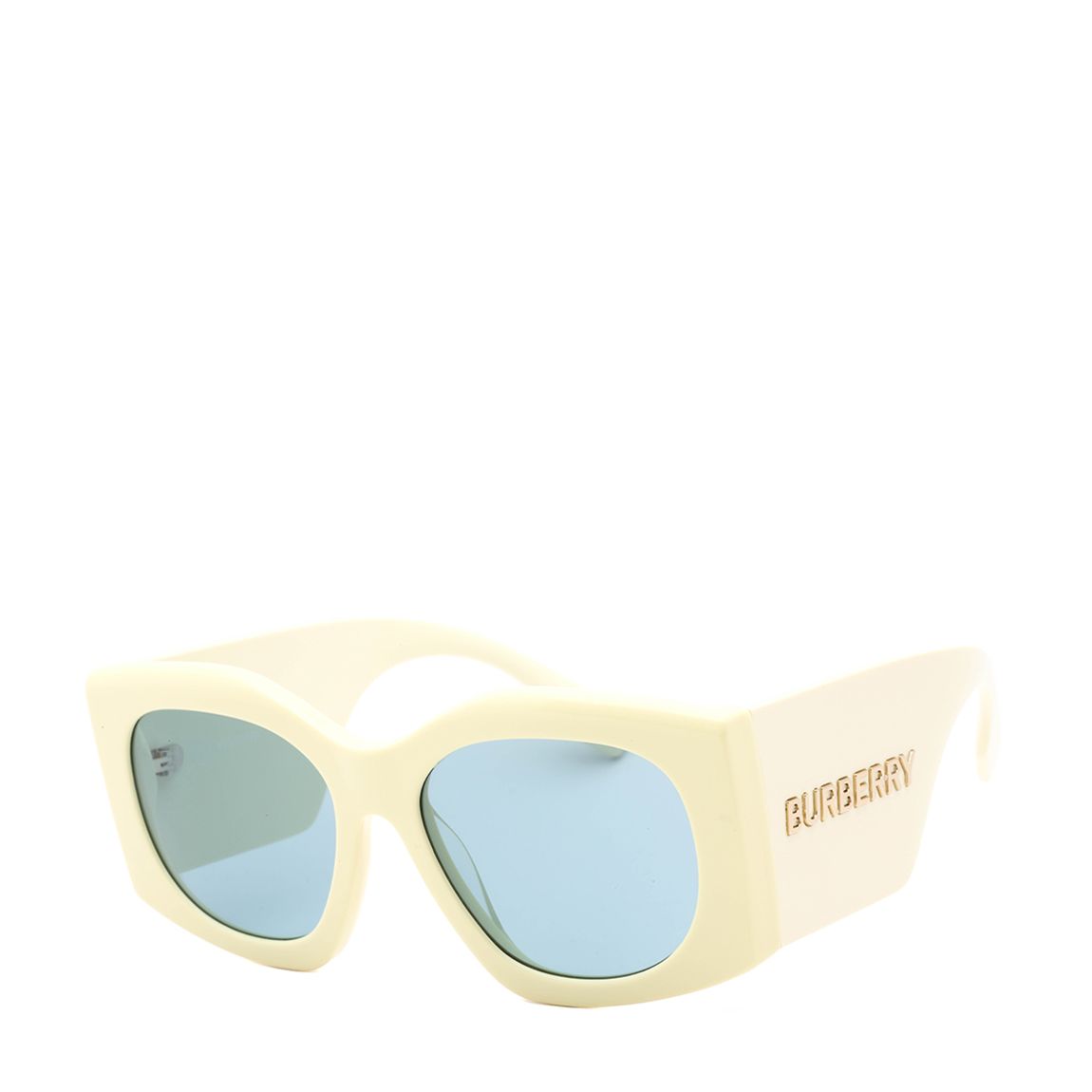 Women's Yellow/Blue Burberry Sunglasses 55mm main product photo