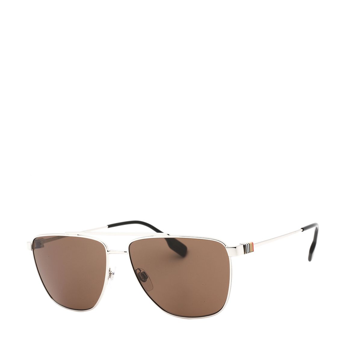 Women's Silver/Brown Burberry Sunglasses 61mm main product photo