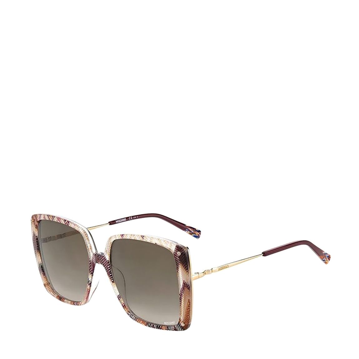 Missoni Women's Sunglasses MIS0002/S Brown Pattern/Grey Lens main product photo