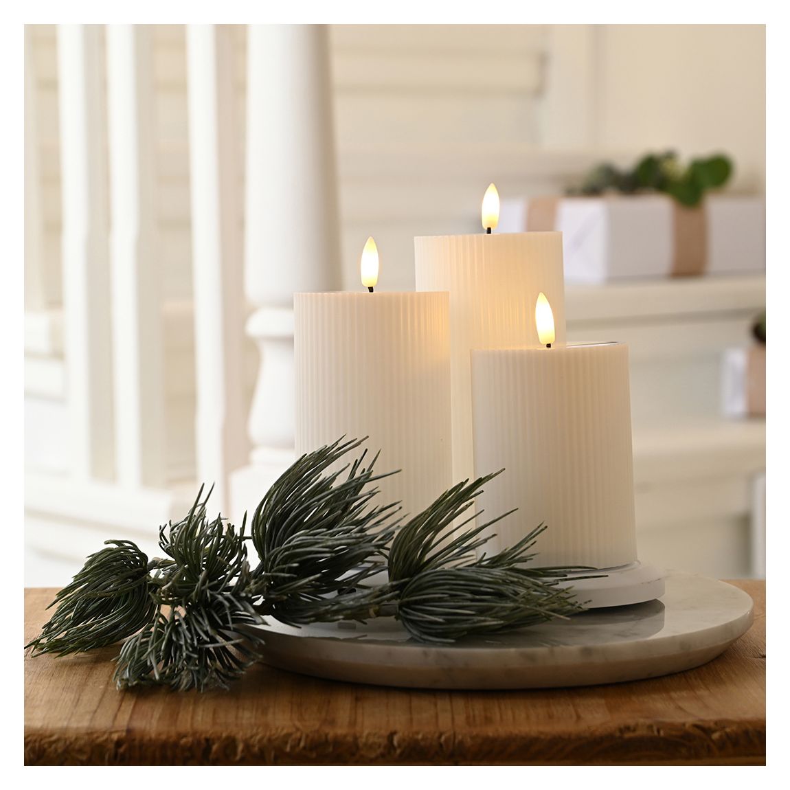 Set of 3 Rechargeable Candles main product photo