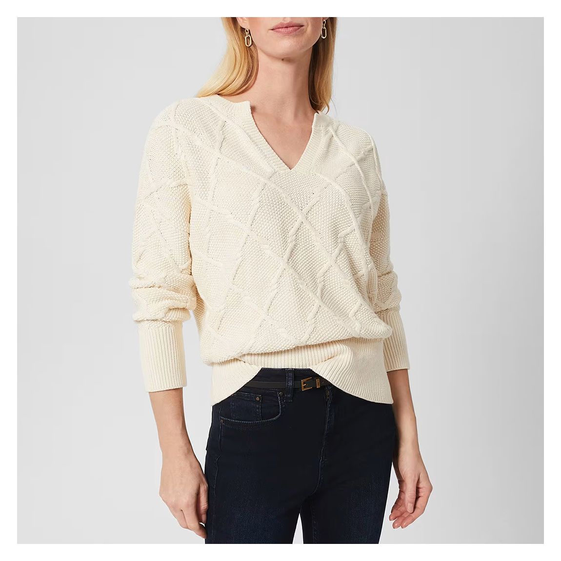 Cream Cianna Cotton Jumper main product photo