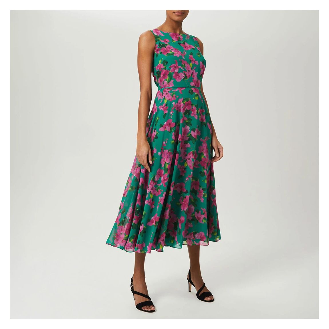 Green Carly Midi Dress main product photo
