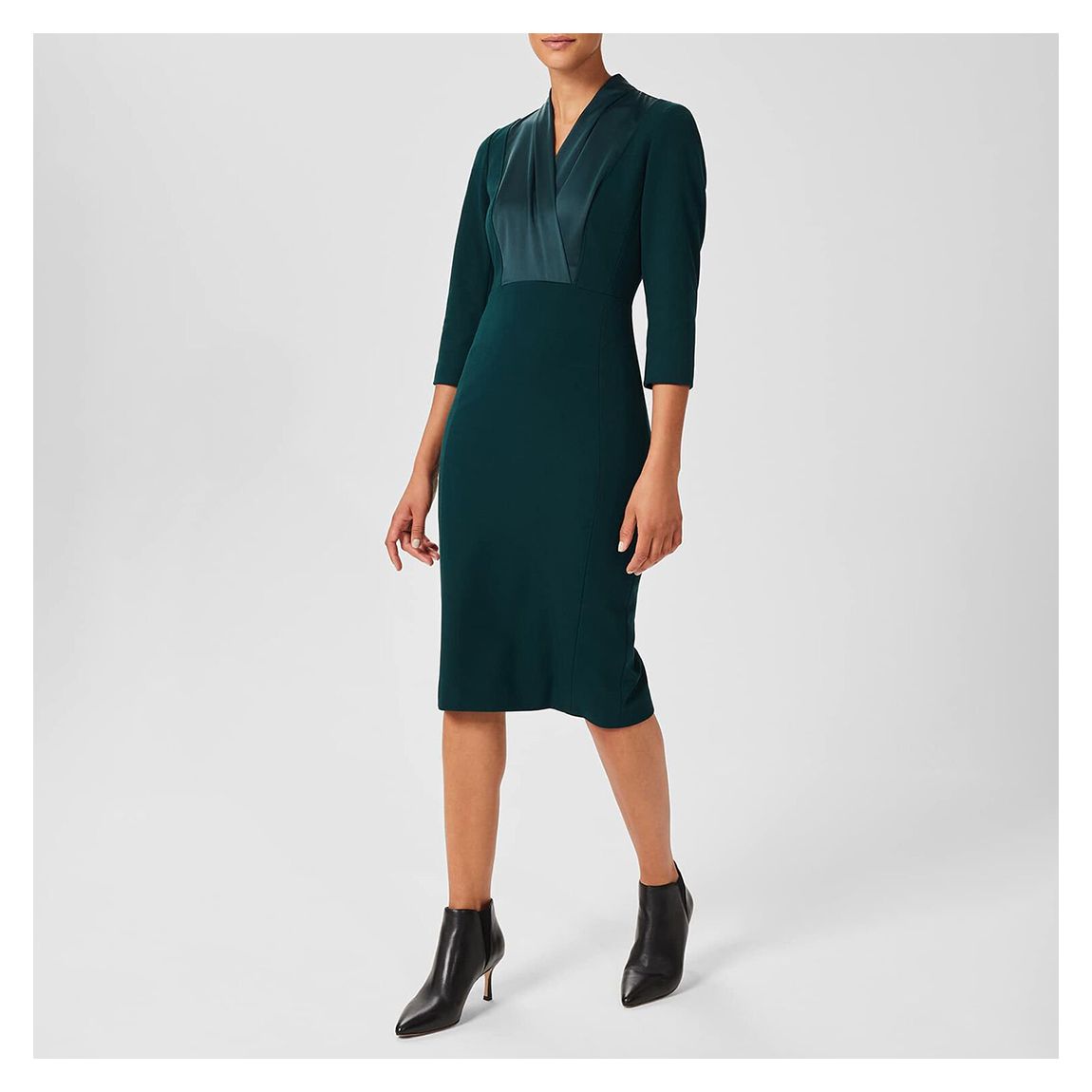 Dark Green Alisa Dress main product photo
