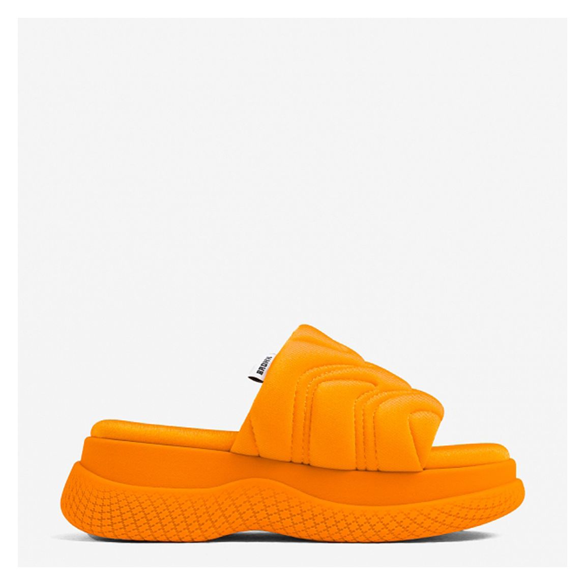 Orange Bru-Te Flat Sandal main product photo