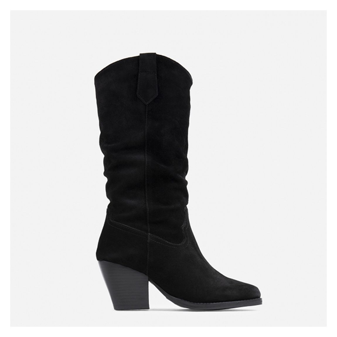 Black Fu-Zzy Ankle Boot main product photo