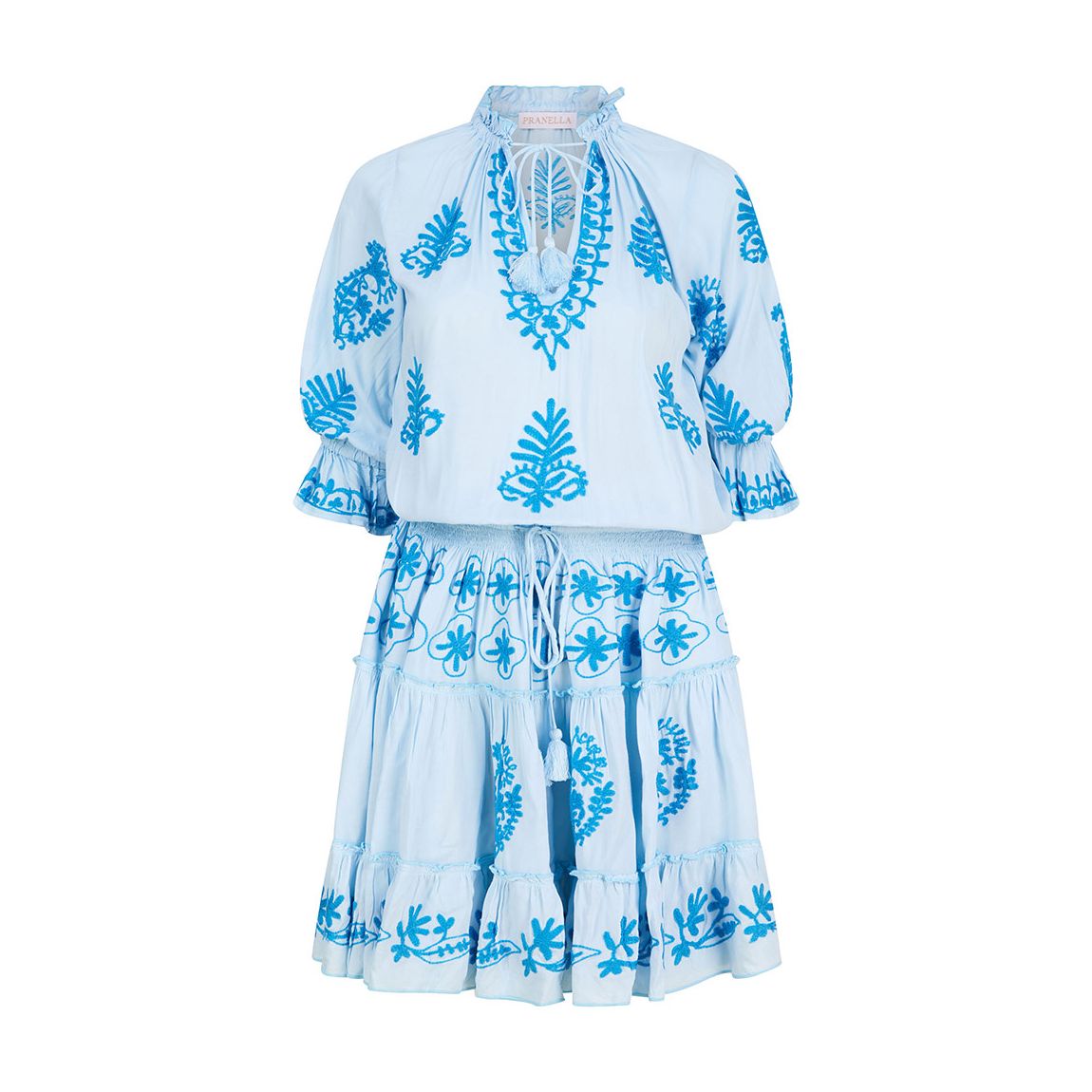 Sky Blue Sienna Mini Dress main product photo
