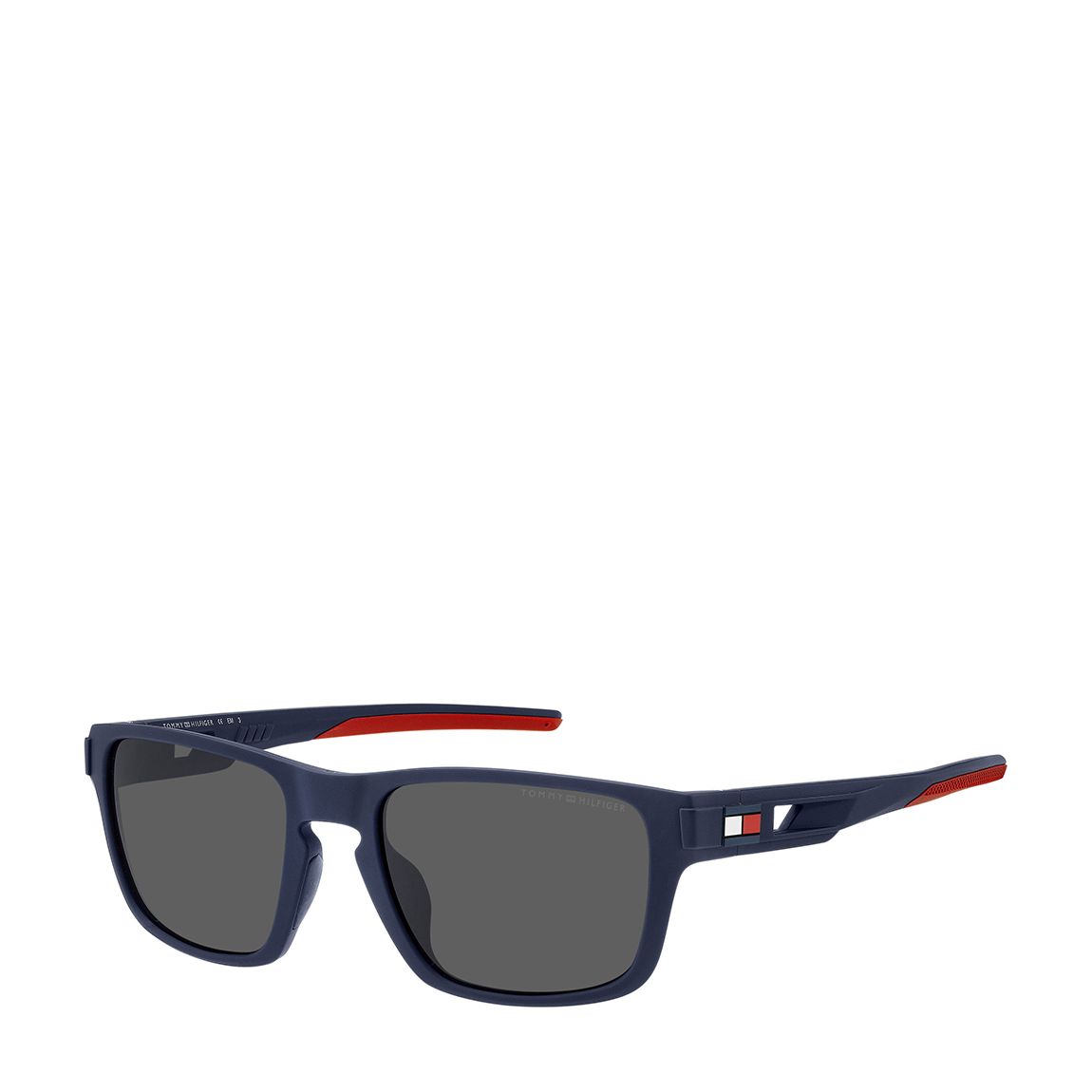 Matte Blue Rectangular Sunglasses 55mm main product photo