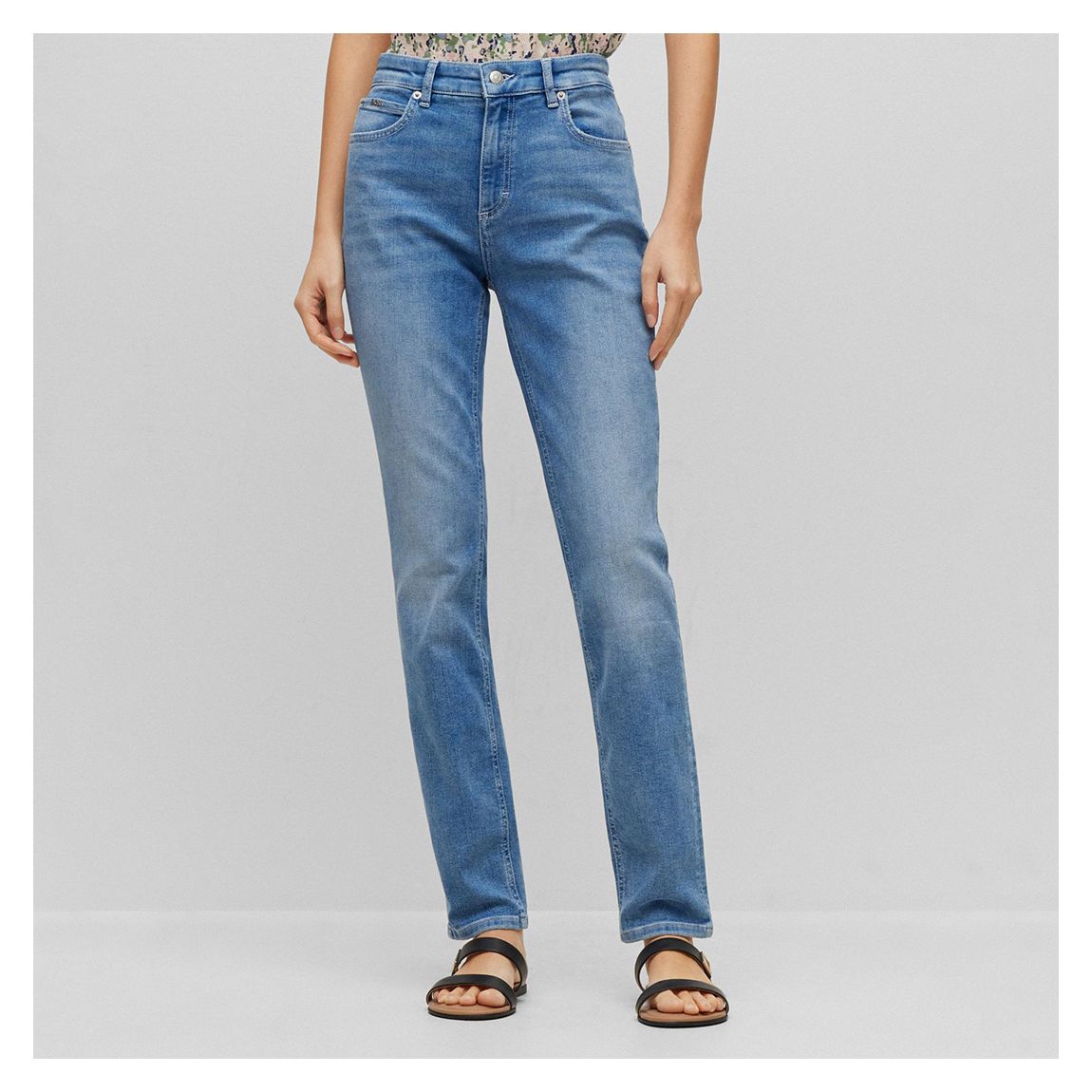 Indigo Jackie Slim Stretch Jeans main product photo