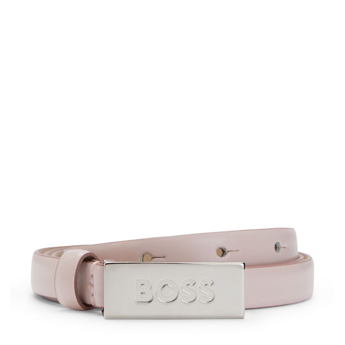 Pink Amber Leather Belt main product photo