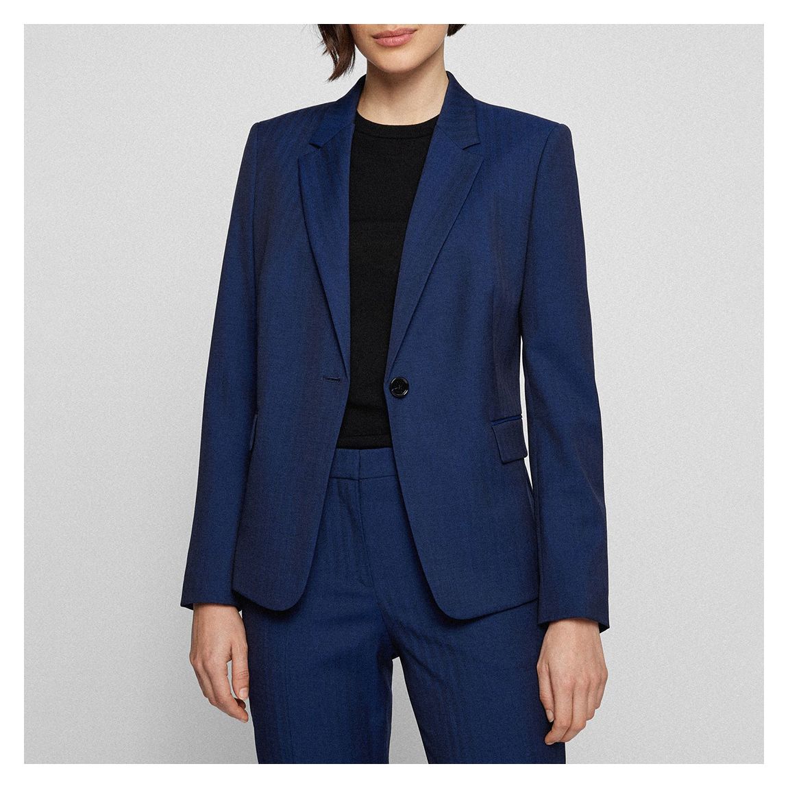 Navy Jeniver Wool Blazer main product photo
