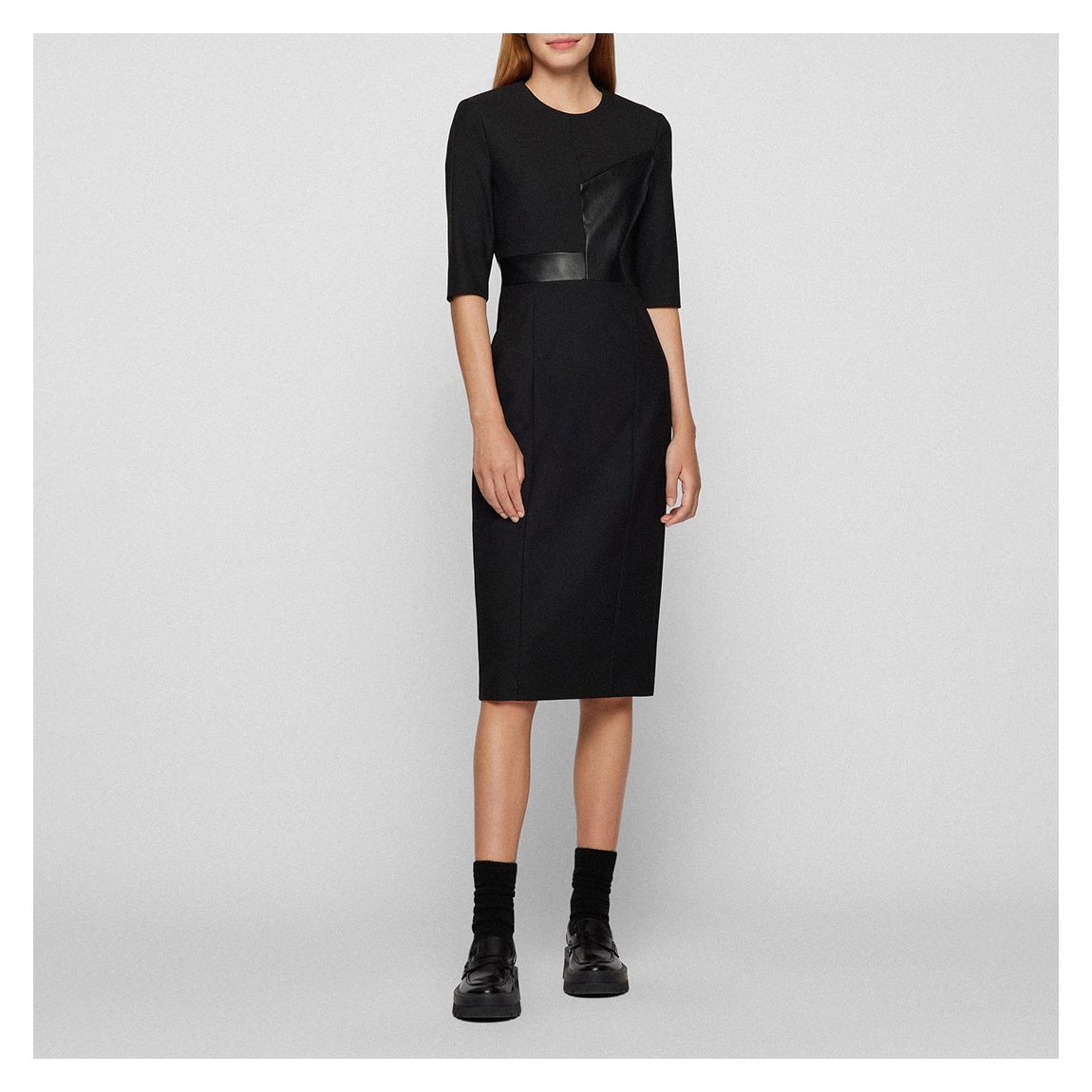 Black Dezona Midi Dress main product photo