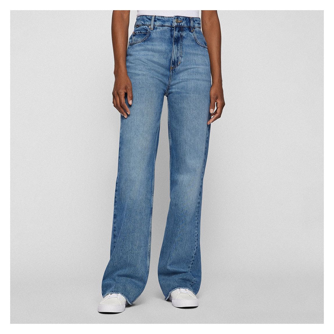 Blue Wide Leg Jeans main product photo