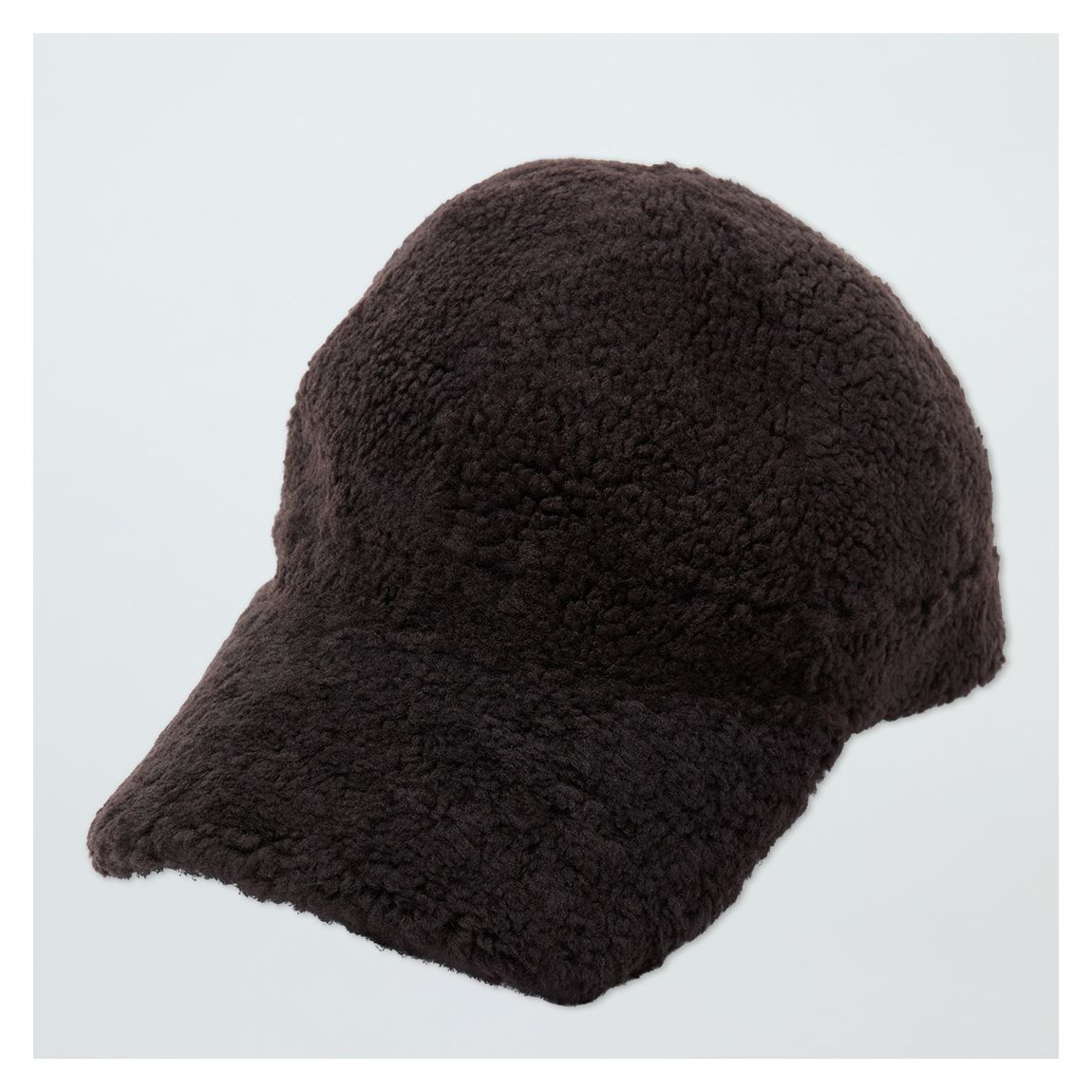 Brown Shearling Teddy Cap main product photo