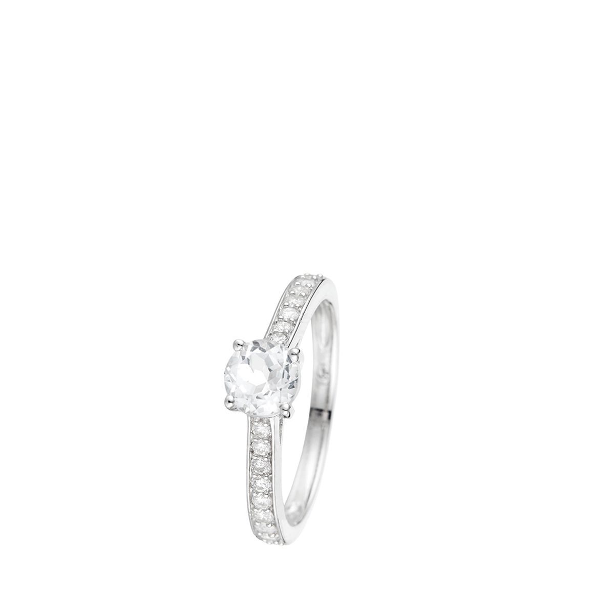 White Gold Héra Topaz Ring main product photo