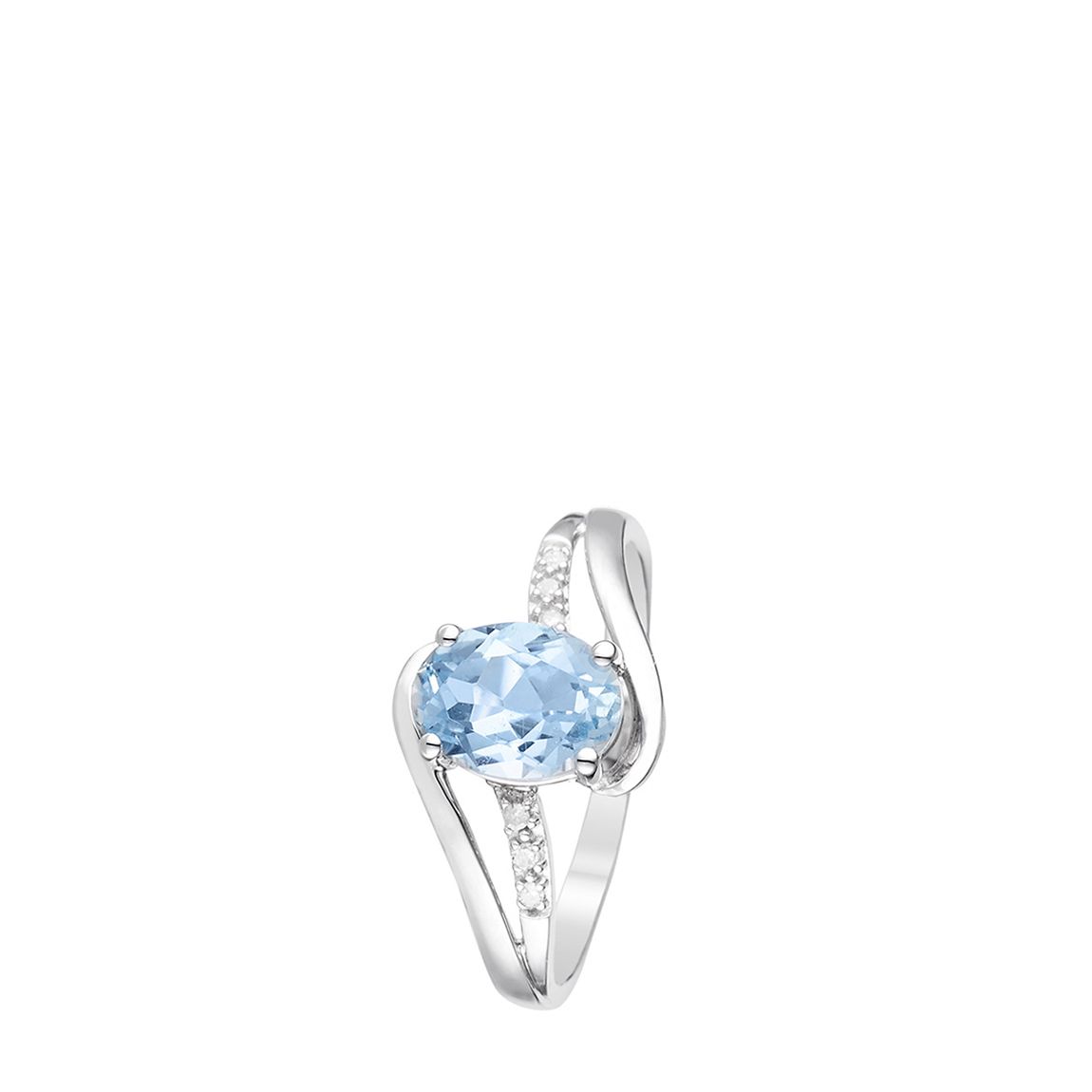 White Gold Auckland Topaz Ring main product photo
