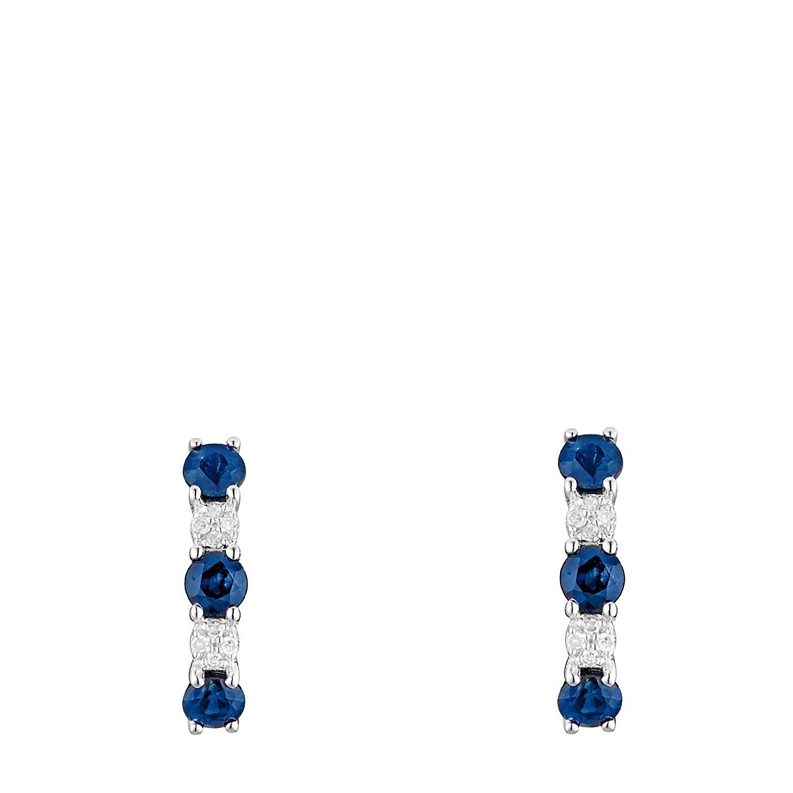 White Gold Port Royal Sapphire Earrings main product photo
