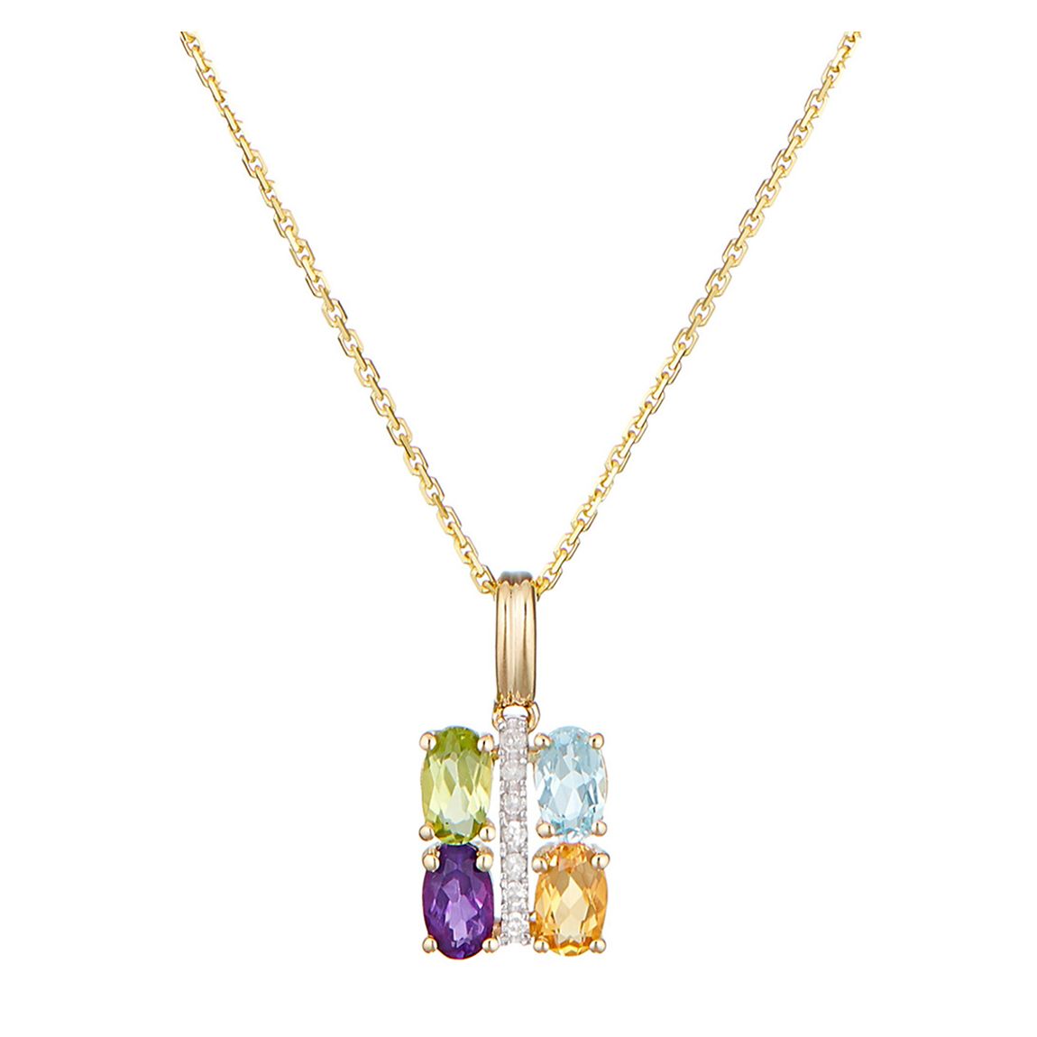 Gold Cayuga Pendant Necklace main product photo