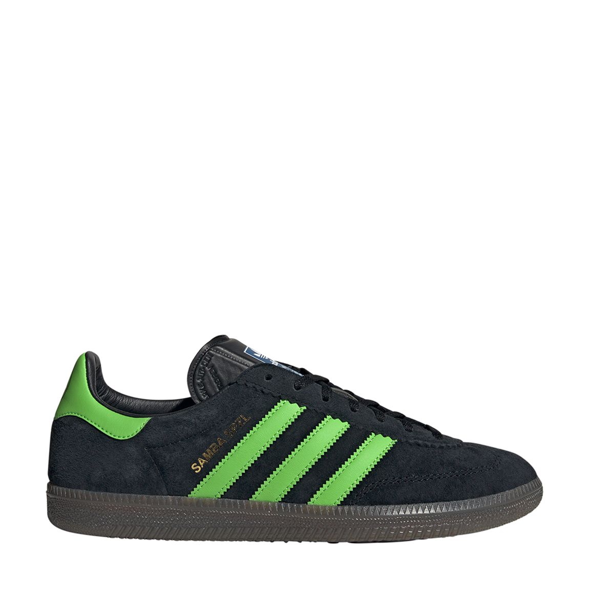 Men's Black/Lime Green Adidas Spezial Sanba Deco Trainers main product photo