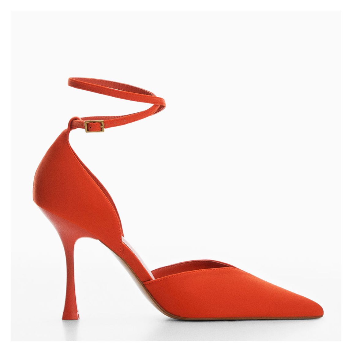 Red Pointed Toe Heeled Shoes main product photo