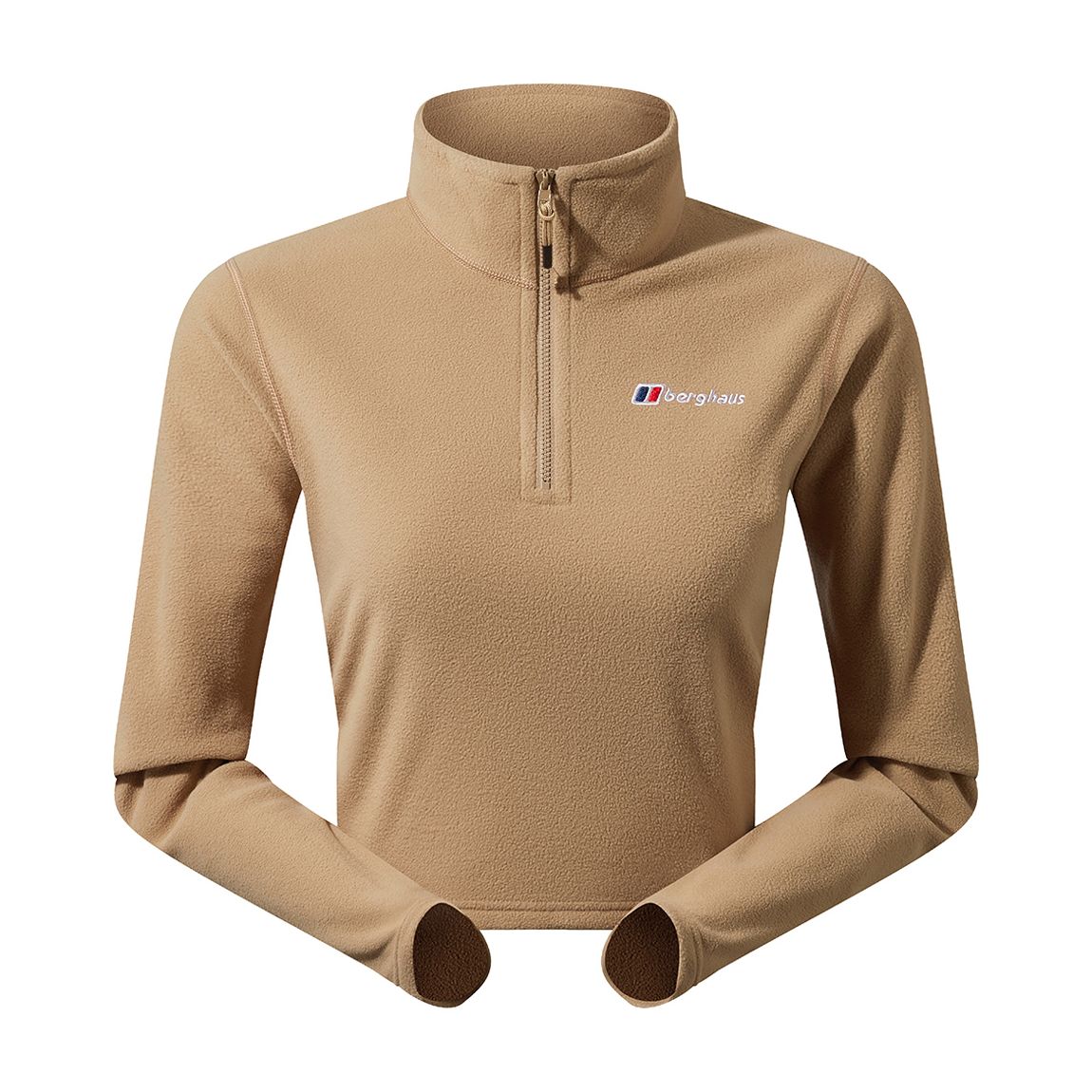 Beige Prism Cropped Fleece main product photo
