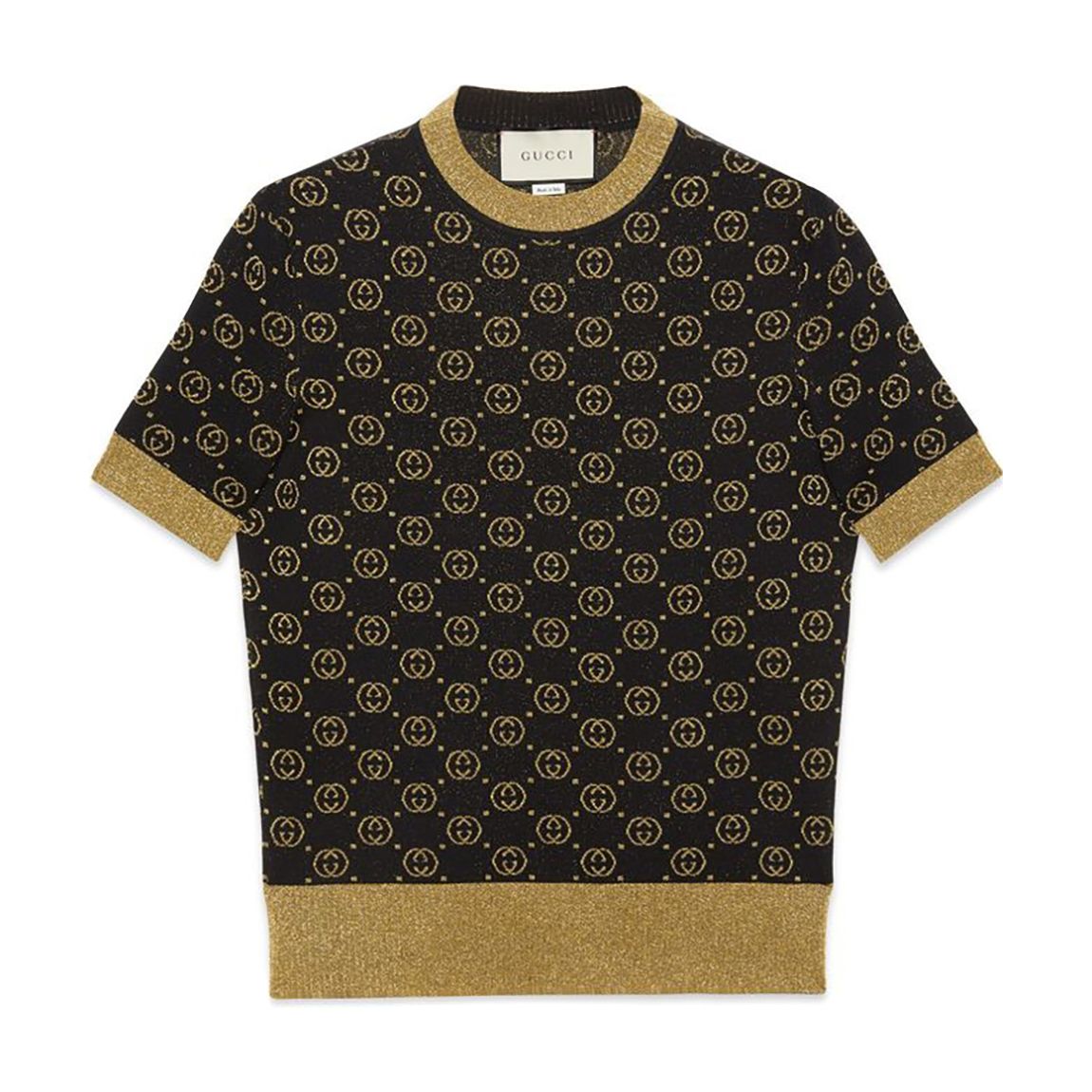 Gucci Blackwool Top With GG Motif main product photo