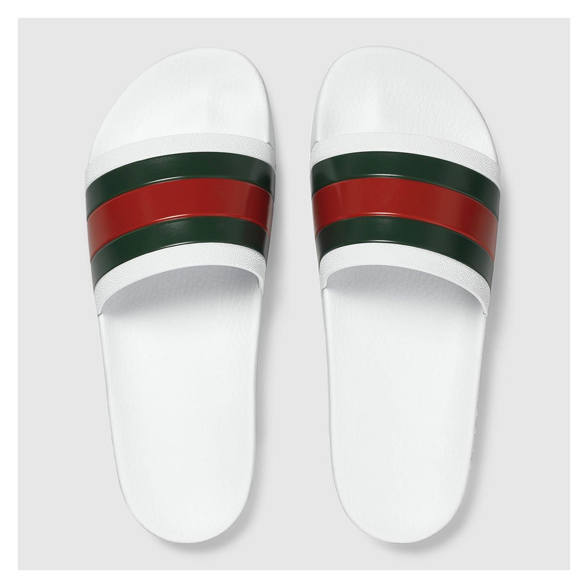 Unisex White Pursuit Slides main product photo