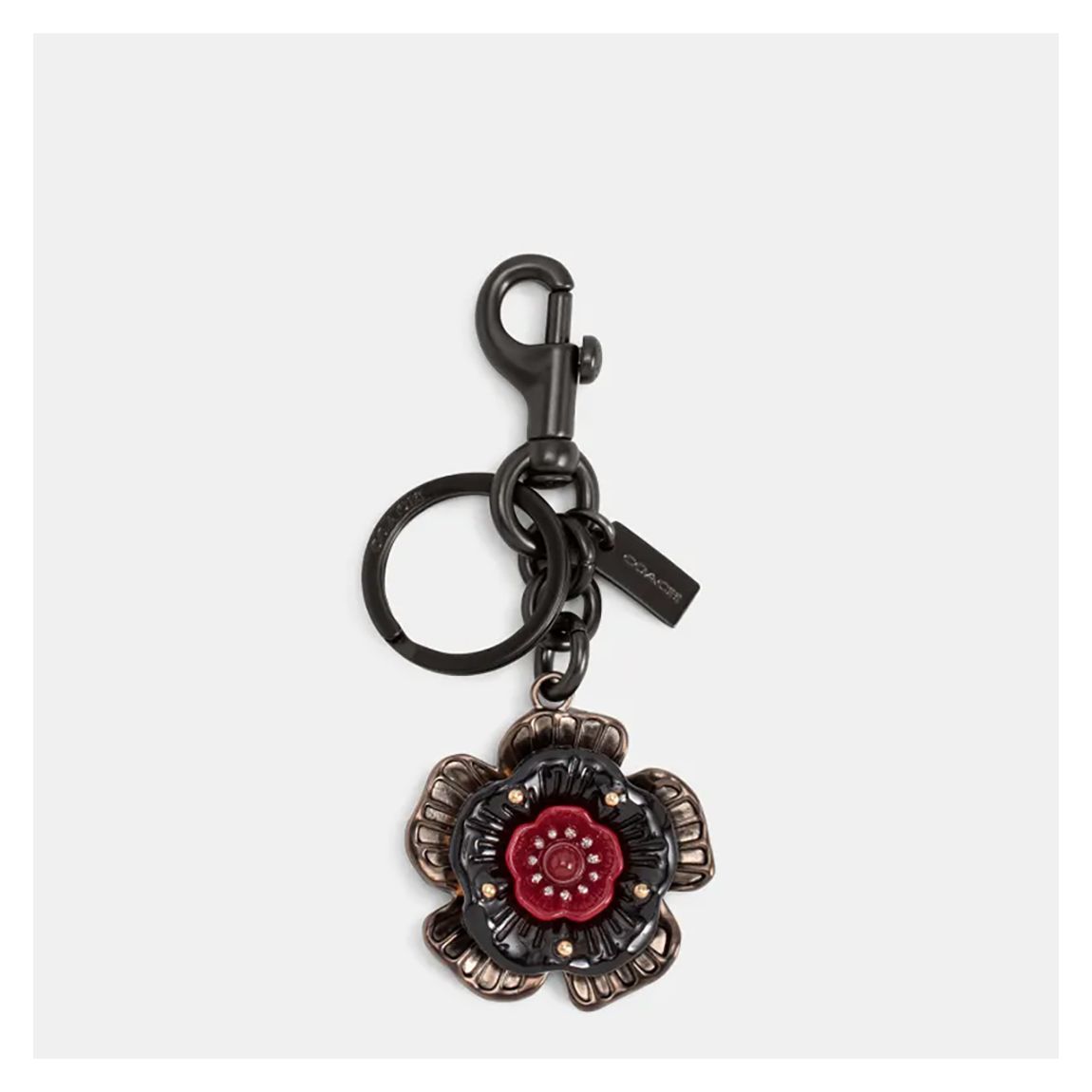 Cherry Metal And Resin Tea Rose Bag Charm main product photo