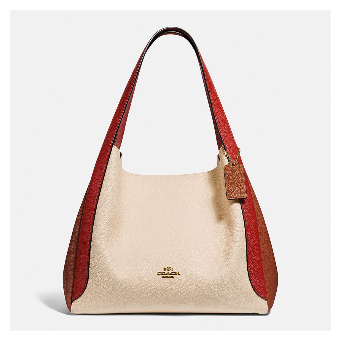 Ivory Red Sand Multi Colorblock Hadley Hobo main product photo