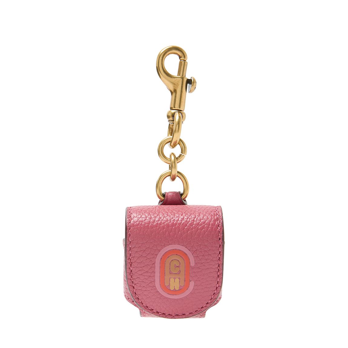 Gold, Red Retro Coach Earbud Case Bag Charm main product photo